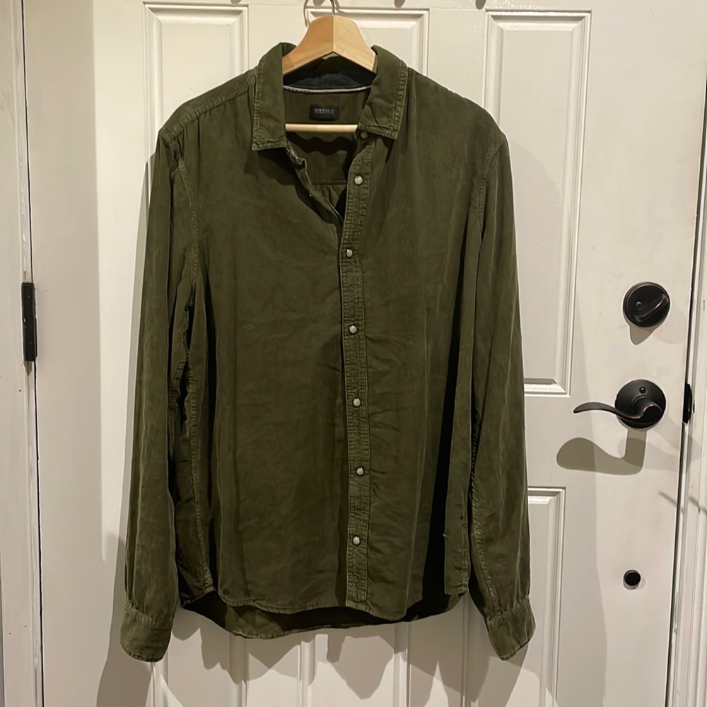 Selling a Buffalo corduroy button-down shirt